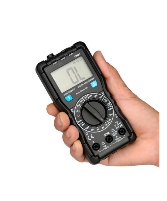 Multimetro digital autorango Mestek DM91A