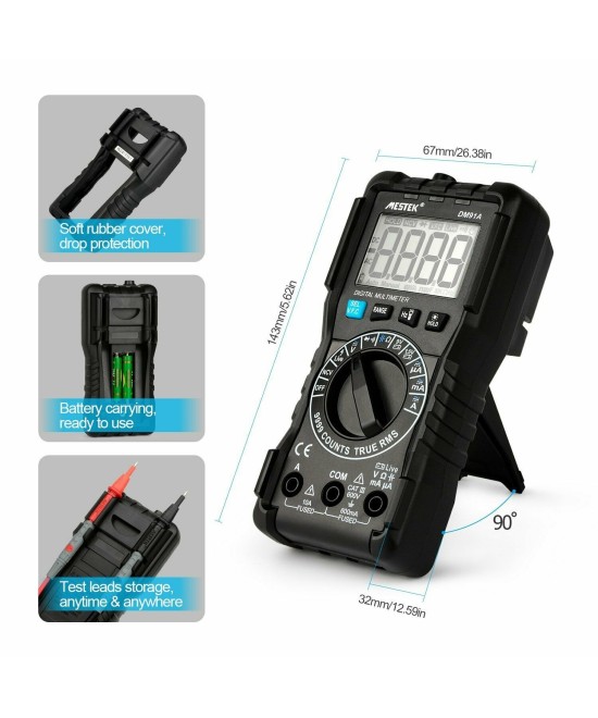 Multimetro digital autorango Mestek DM91A
