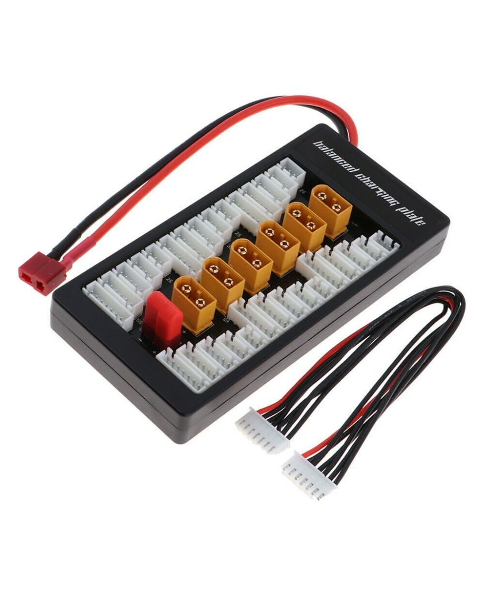 Adaptador de carga multiple para baterías lipo