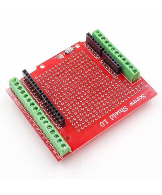 Protoshield con tornillos para arduino uno / mega