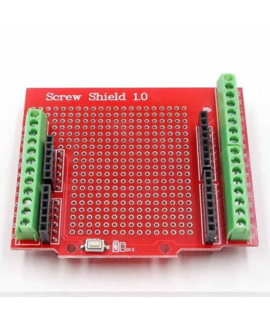 Protoshield con tornillos para arduino uno / mega