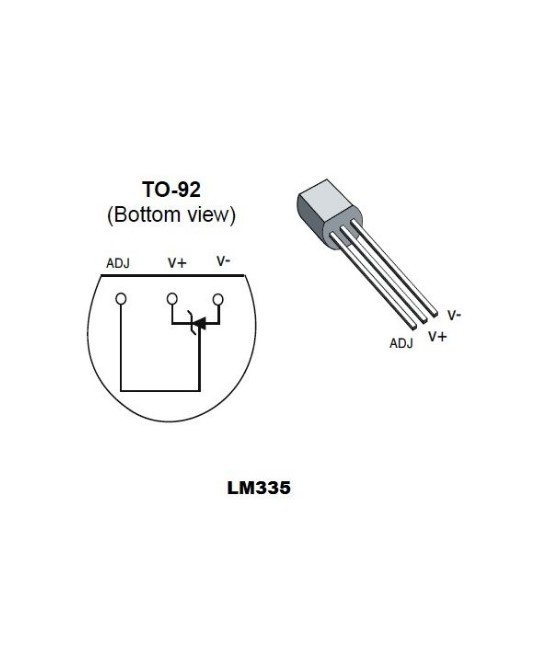 Sensor de temperatura LM35 TO-92
