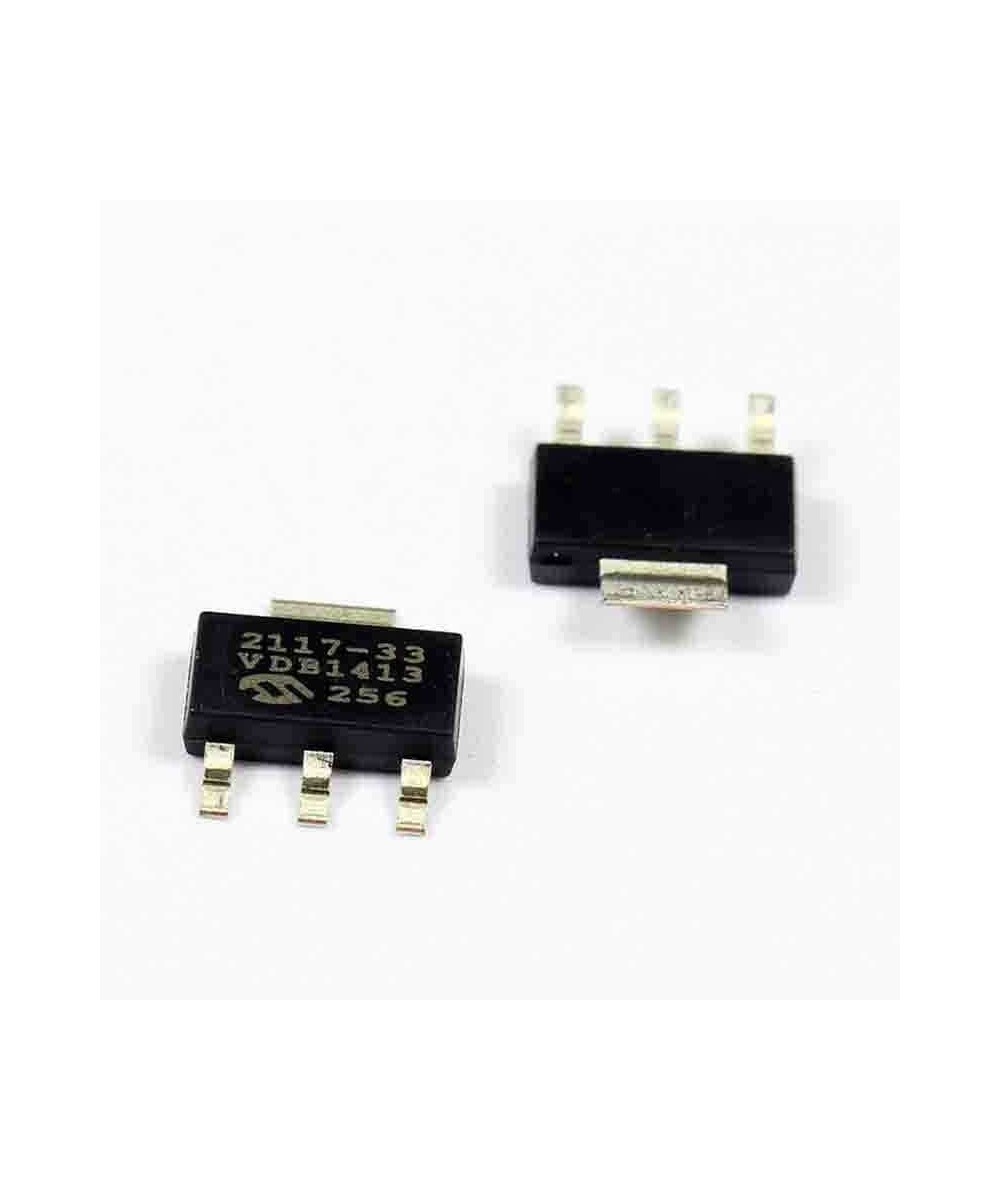 Regulador de voltaje TC2117 3.3V (TJ03MDDKE)