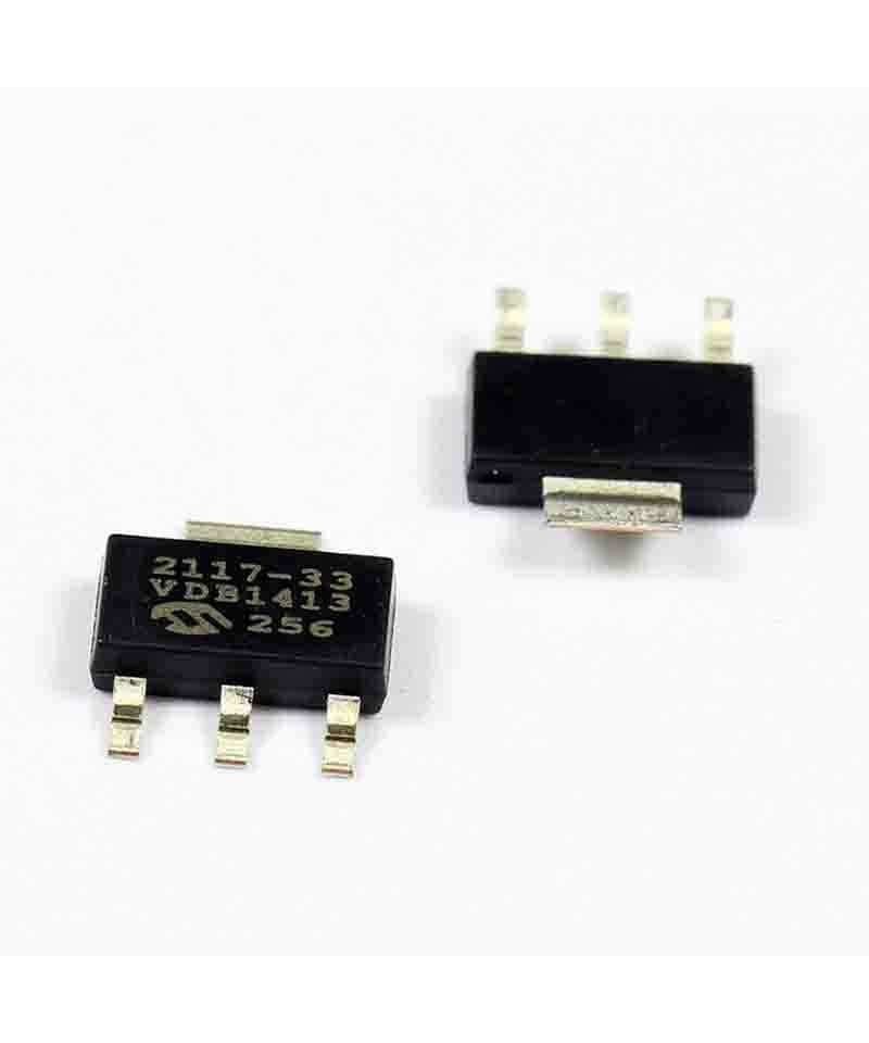Regulador de voltaje TC2117 3.3V (TJ03MDDKE)