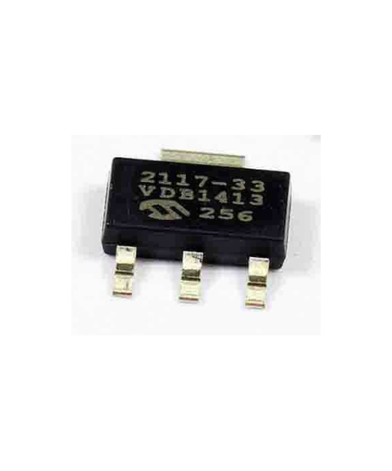 Regulador de voltaje TC2117 3.3V (TJ03MDDKE)