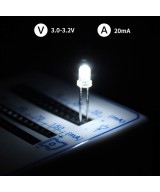 Caja de diodos LED 1000 piezas 3mm