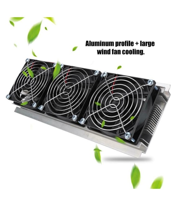 Enfriador para sistema de refrigeración peltier de 3 núcleos 12V 18A 210W