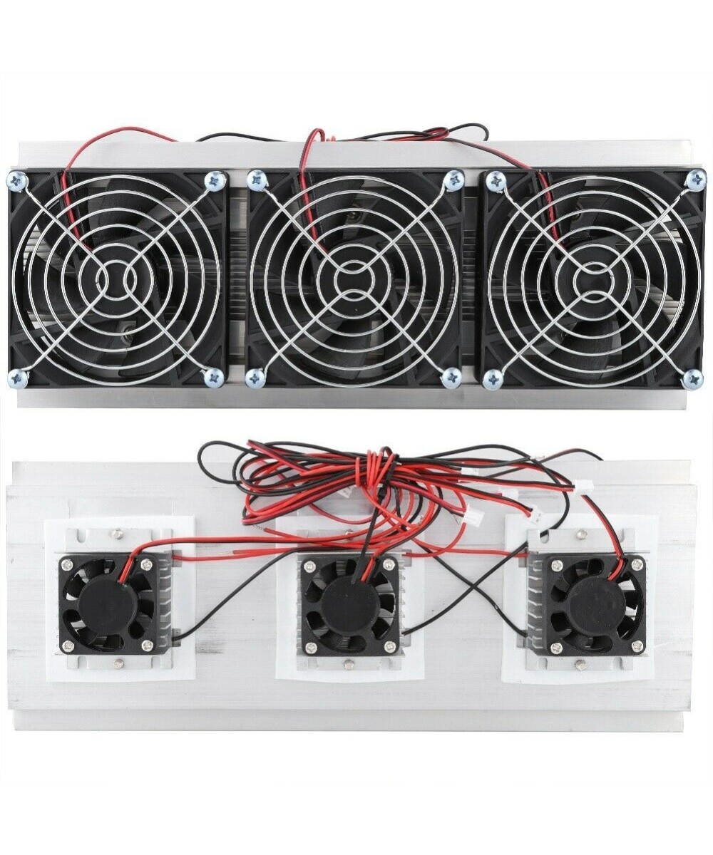 Enfriador para sistema de refrigeración peltier de 3 núcleos 12V 18A 210W