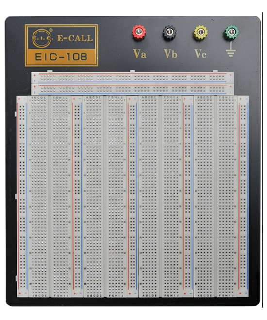 Placa de pruebas para laboratorio 3220 puntos 240x210mm EIC-108