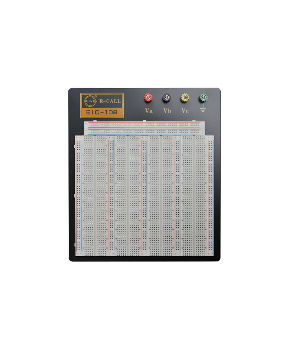 Placa de pruebas para laboratorio 3220 puntos 240x210mm EIC-108