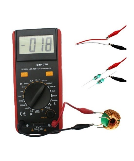 Medidor de inductancia, capacitancia y resistencia LCR BC6243 + /BM4070