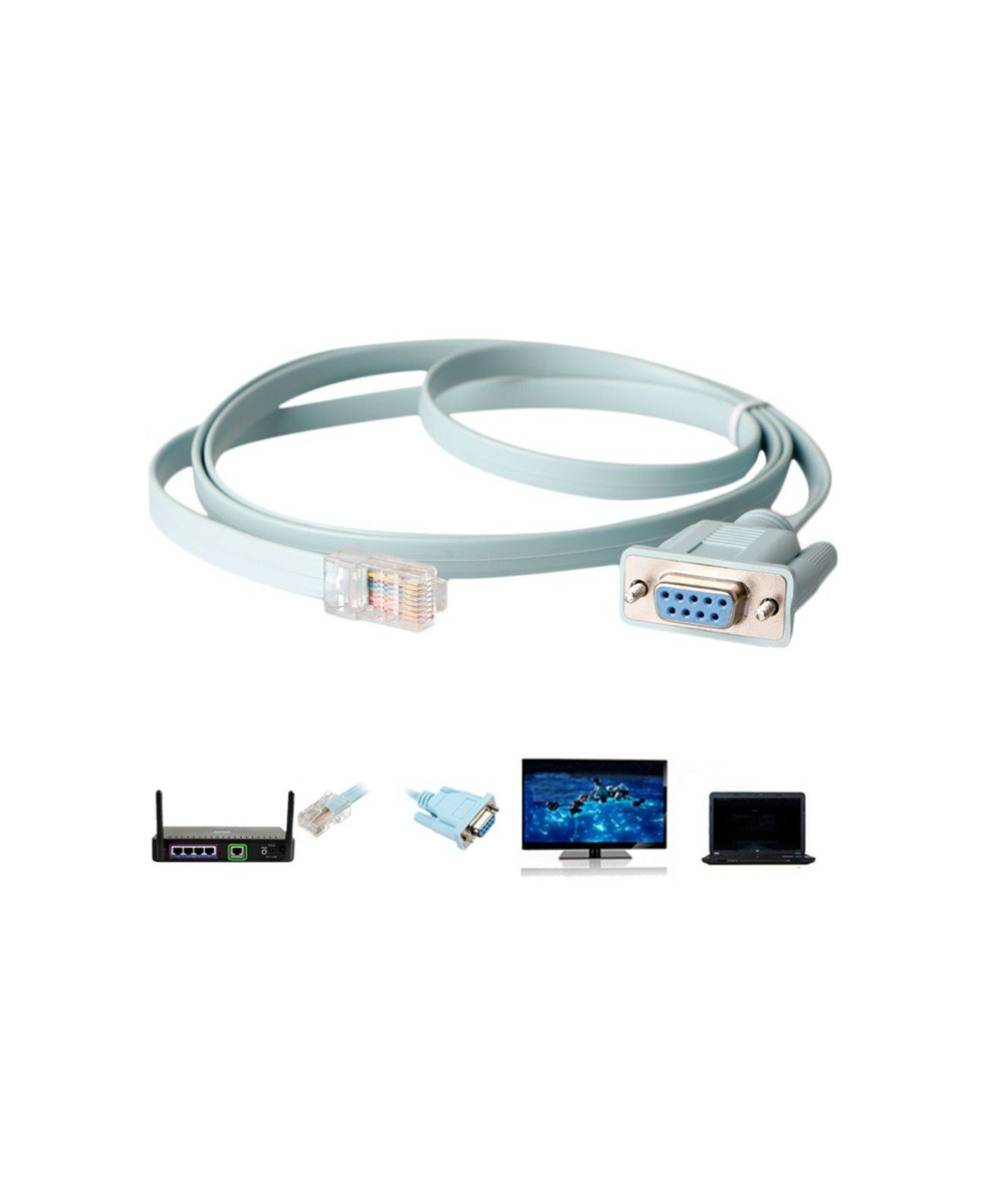 Cable RJ45 a RS232 DB9 1.8M para CISCO