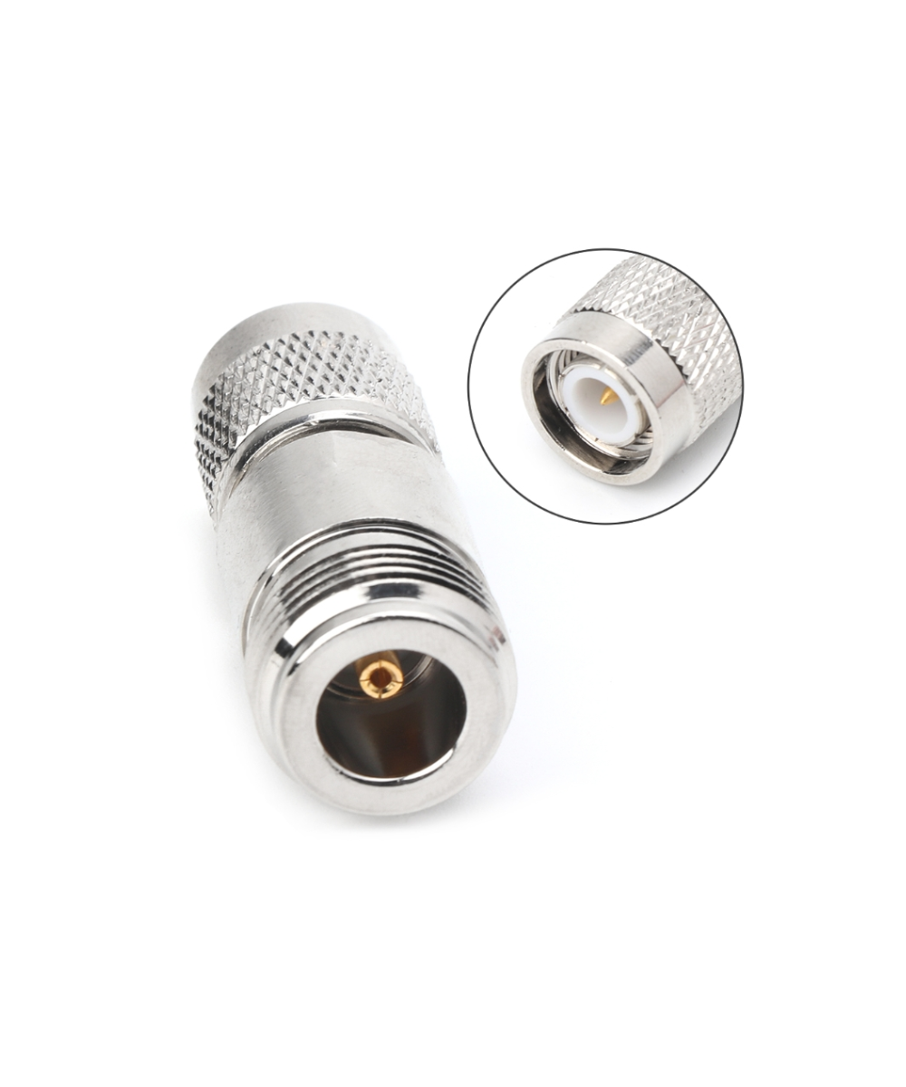 Adaptador RF de coaxial tipo N macho a hembra  N-TNC-KJ