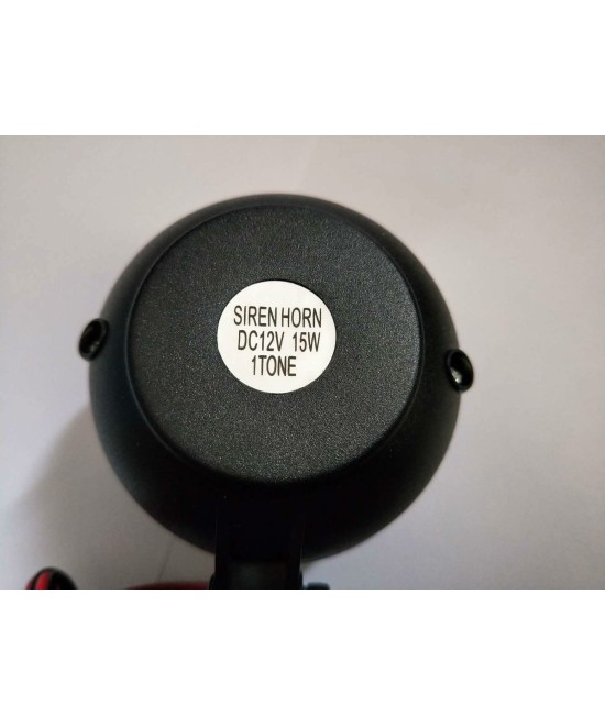 Sirena para alarma DC 12V 15W