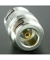 Adaptador RF de coaxial tipo N hembra a hembra con rosca fija