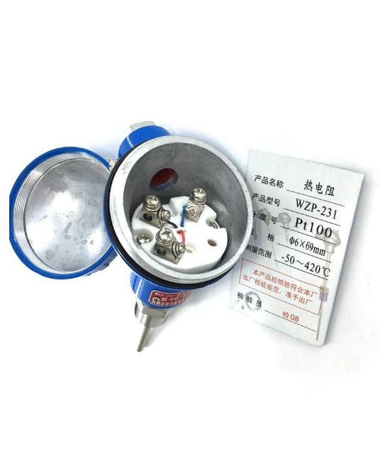 Sonda de temperatura termocupla PT100 WZP-231,  -50 a 420 grados 100mm