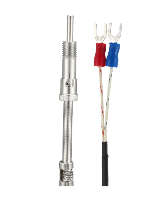 Sonda de temperatura termocupla tipo J WRNT-01 2000mm 0-600 grados