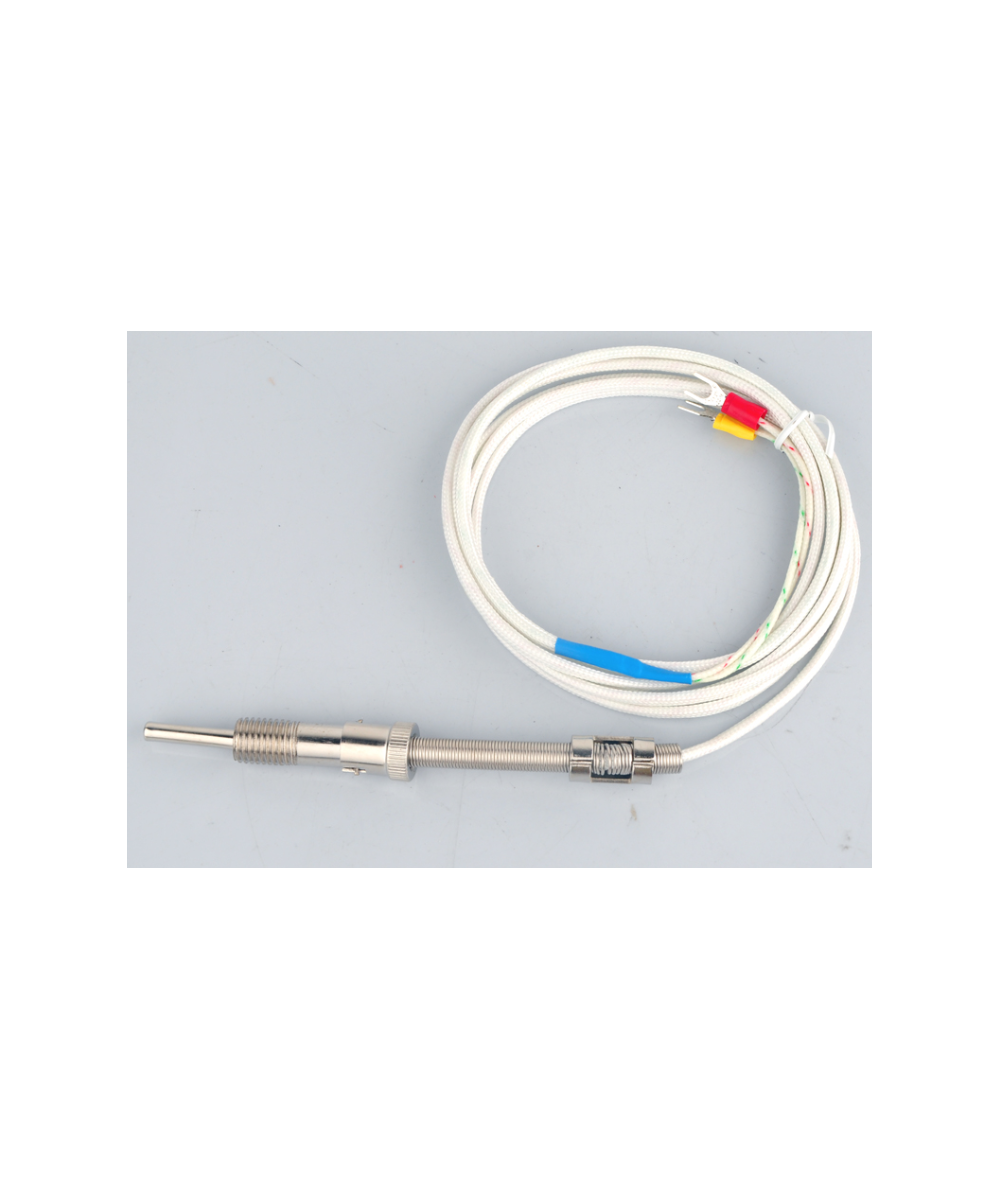 Sonda de temperatura termocupla tipo K WNT-01 2000mm 0-600 grados forro nylon