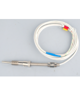 Sonda de temperatura termocupla tipo K WNT-01 2000mm 0-600 grados forro nylon