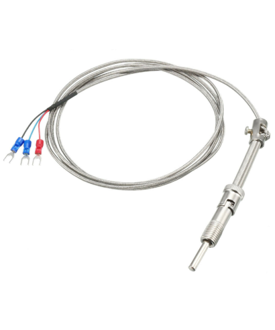 Sonda de temperatura termocupla tipo PT100 1000mm  -50-200 grados