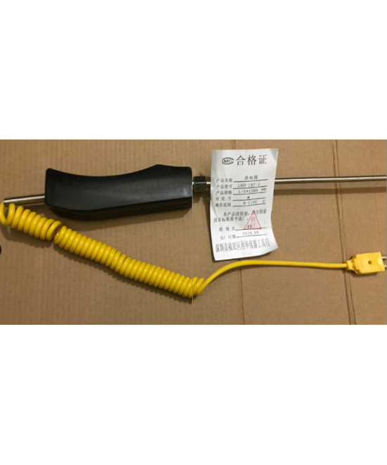 Sonda de temperatura termocupla tipo K LHD-187-1.5 0-1300 grados 1.5m
