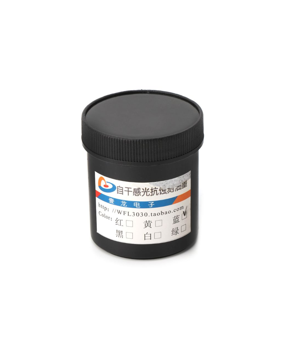 Tinta UV para placa PCB color azul (mascara para soldar)