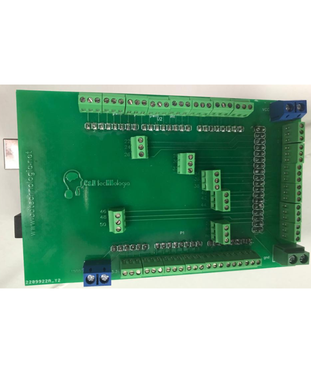 Shield con tornillos para arduino Mega