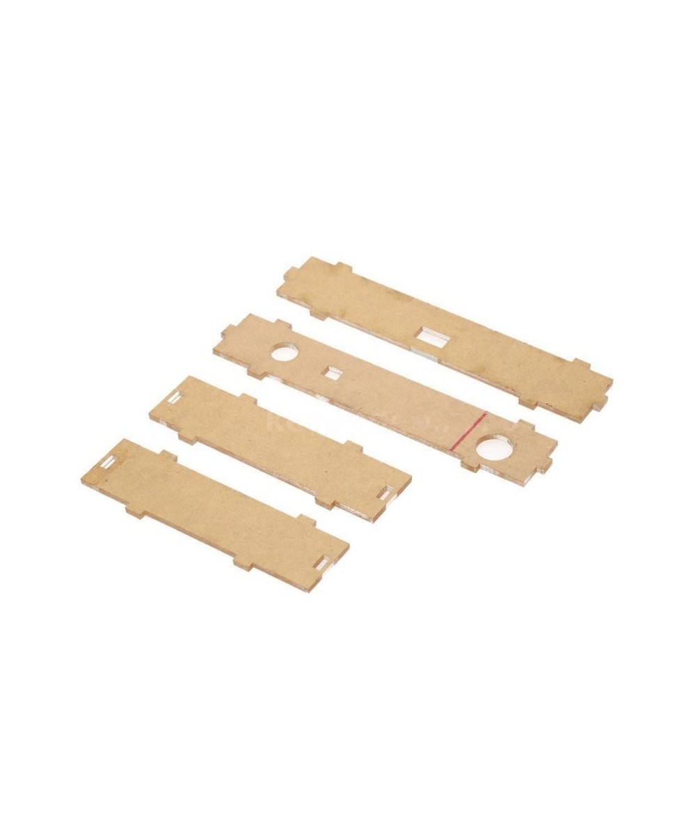 Osciloscopio digital Ensamblado 200Khz con cobertor acrílico y fuente de energia 9V