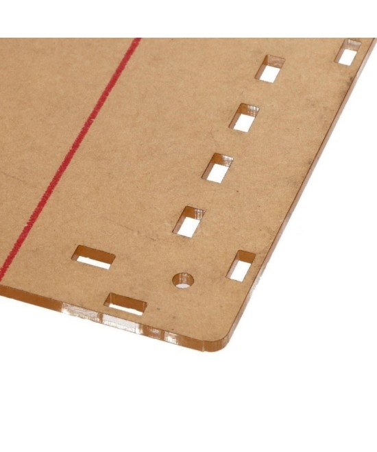 Osciloscopio digital Ensamblado 200Khz con cobertor acrílico y fuente de energia 9V