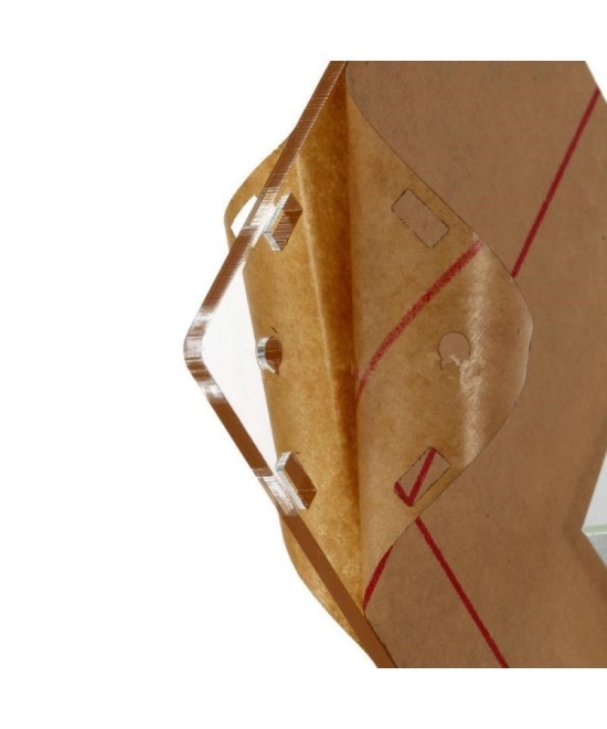 Osciloscopio digital Ensamblado 200Khz con cobertor acrílico y fuente de energia 9V