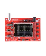 Osciloscopio digital Ensamblado 200Khz con cobertor acrílico y fuente de energia 9V