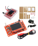 Osciloscopio digital Ensamblado 200Khz con cobertor acrílico y fuente de energia 9V
