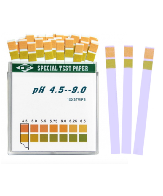 Tiras de prueba de pH SunGrow (100 unidades)
