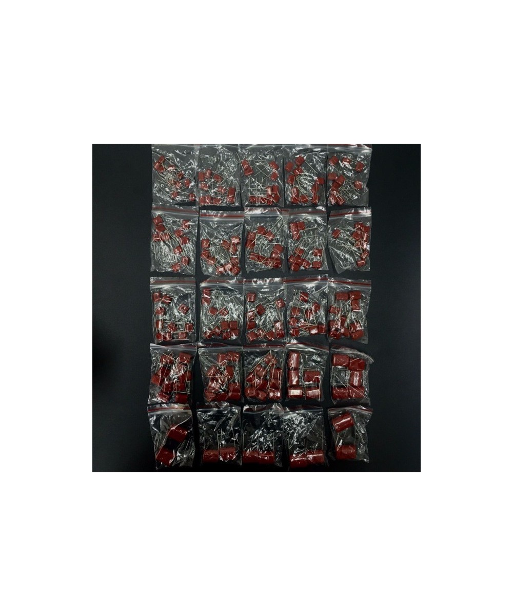 Capacitores ceramicos 630V 25 valores 0.001uf - 2.2uf (200 unidades)