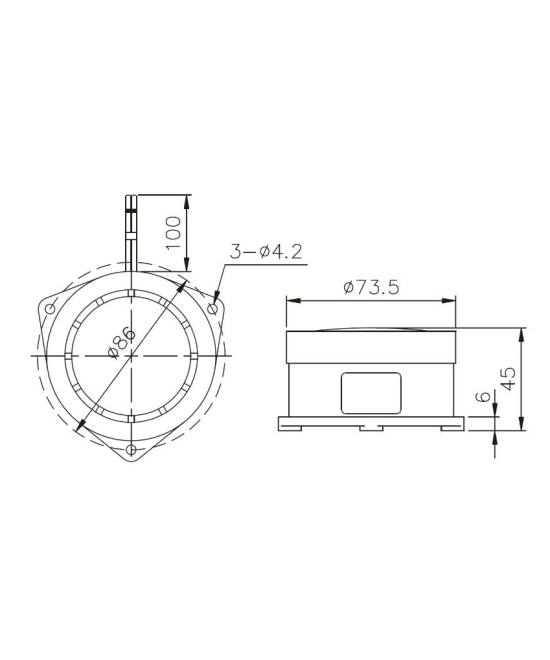 Buzzer activo 110V TEND TBN-110