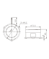 Buzzer activo 110V TEND TBN-110