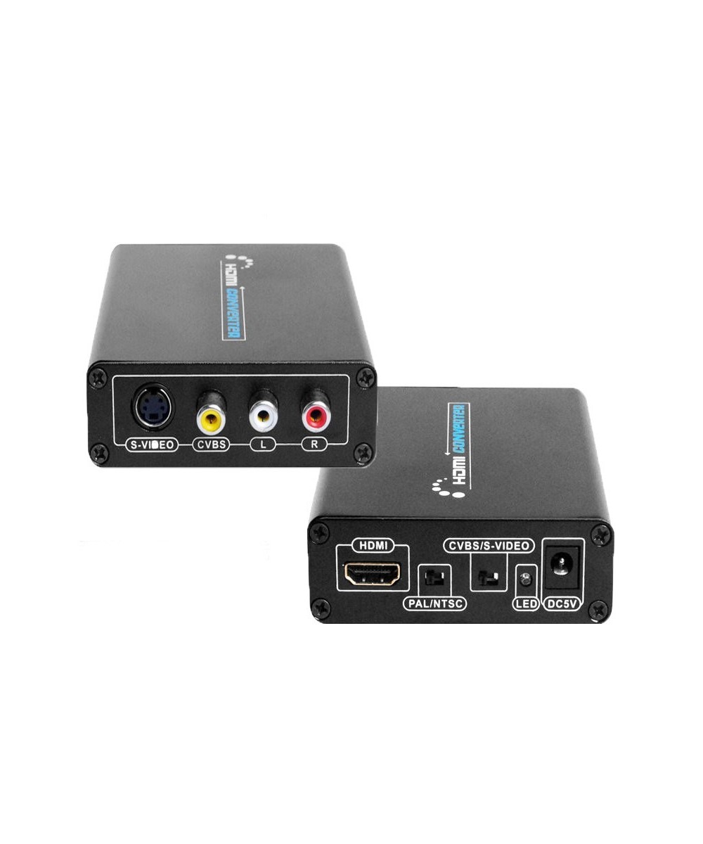 Convertidor de HDMI a RCA y S-Video