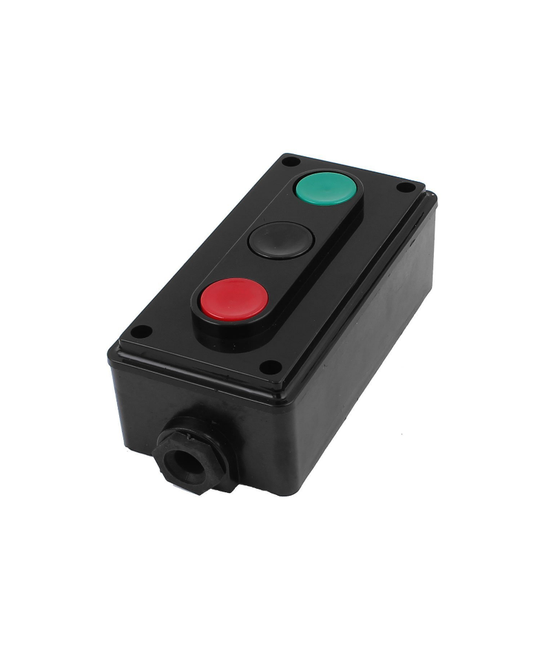 Interruptor industrial de tres botones