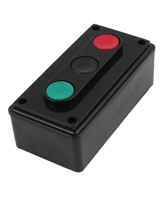 Interruptor industrial de tres botones