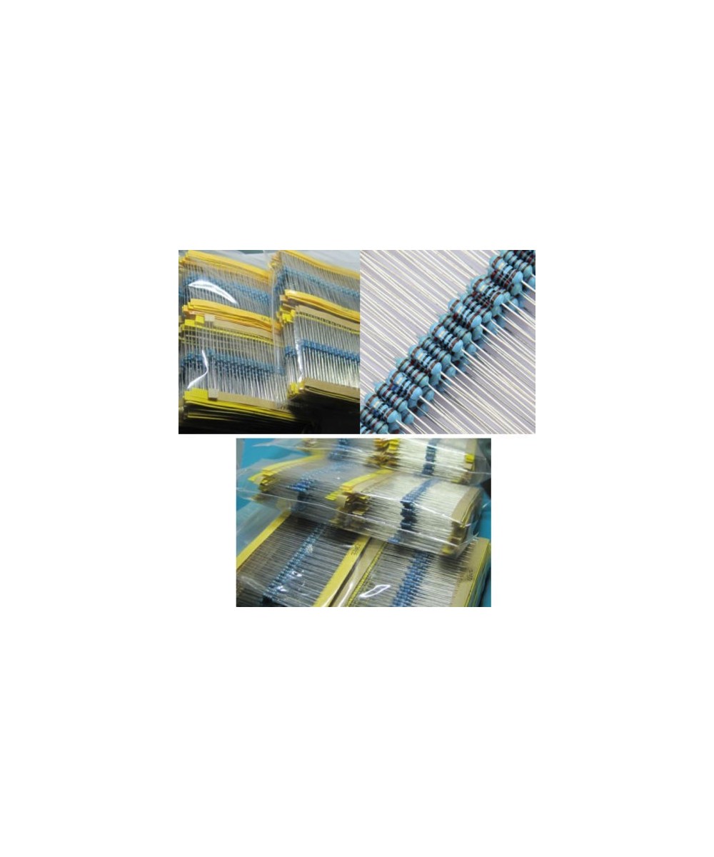 Set de 300 resistencias con 30 valores 1/4W