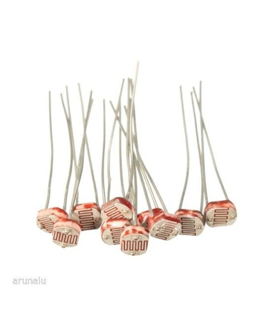 set de Fotoresistencia LDR (5U)