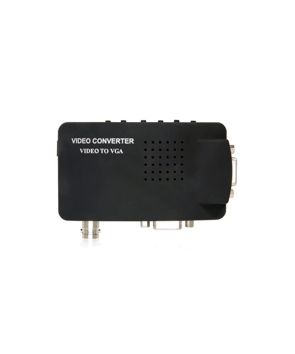 Convertidor de audio y video de BNC, S-video a VGA