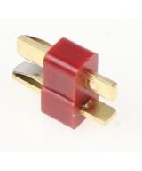 Conector tipo T para batería macho - hembra