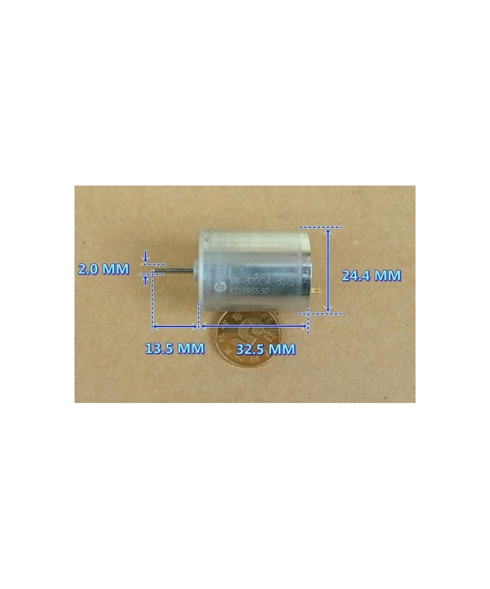Motor DC 6 a 12V 27300RPM RK370C