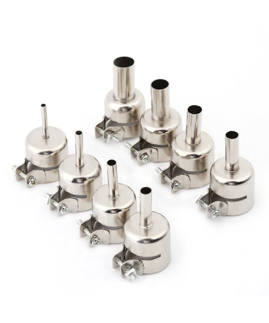 Kit de boquillas de pistola de aire para estación de calor 850, 850A, 852, 852D, 852D+, 950 (8U)