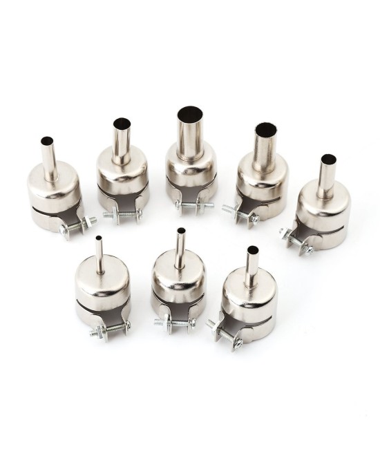 Kit de boquillas de pistola de aire para estación de calor 850, 850A, 852, 852D, 852D+, 950 (8U)