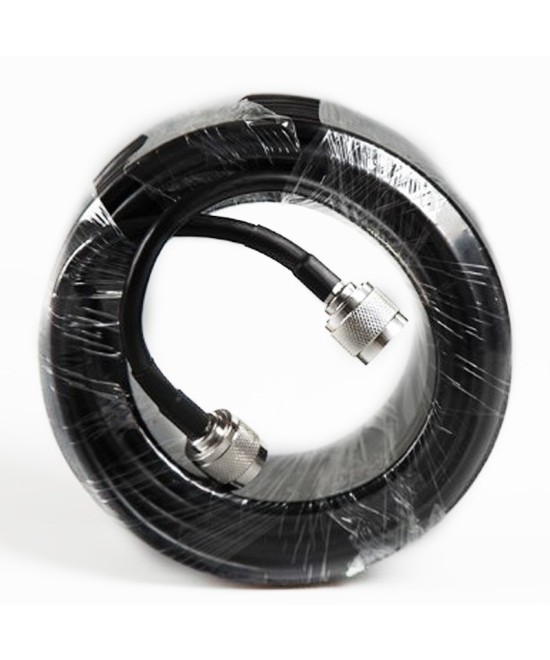 Cable RG8 con conector RF TIPO N macho 20M