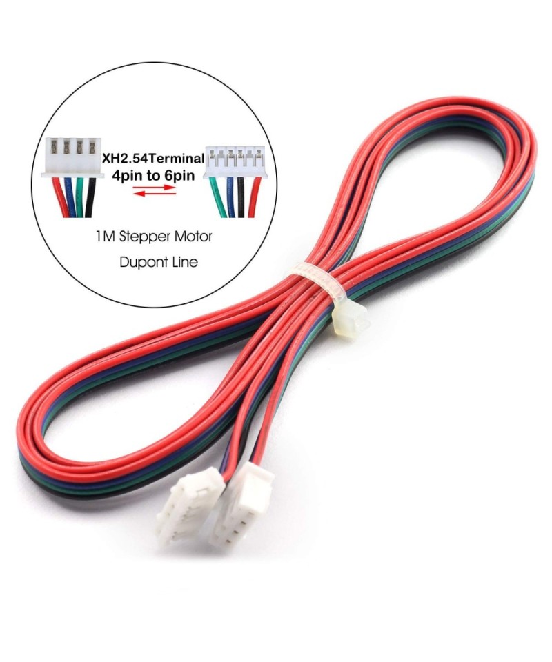 Jumper de conexión para motor paso a paso terminal JST 1 metro