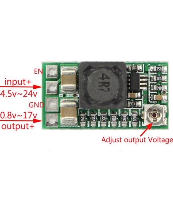 Regulador / Estabilizador descendente de voltaje DC-DC 4-24V a 5V 3A HW-613