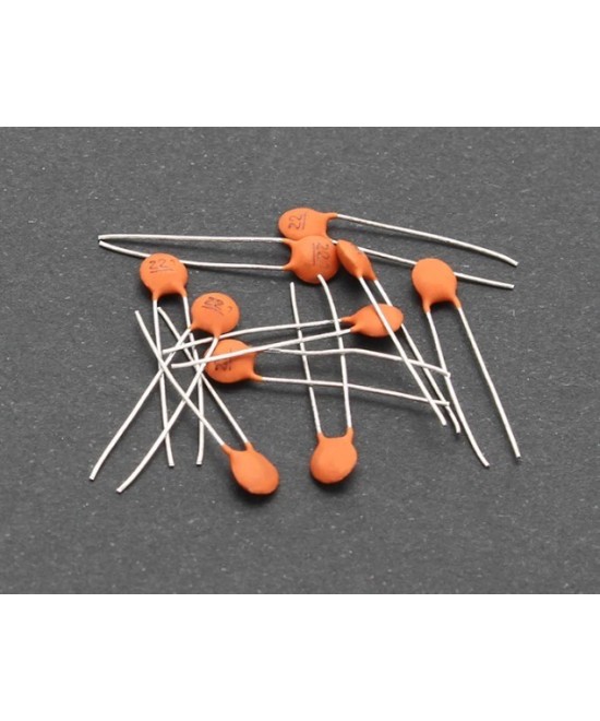 Capacitores ceramicos 0-25V 30 valores 2pf - 100nf (300 unidades)